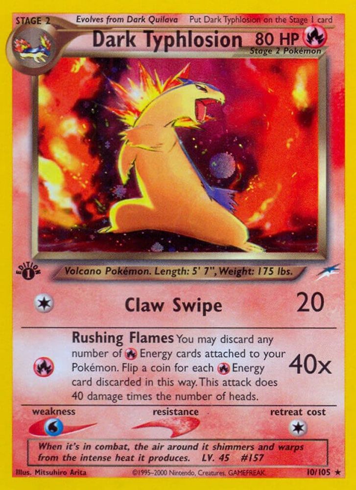 Dark Typhlosion (10/105) [Neo Destiny 1st Edition]