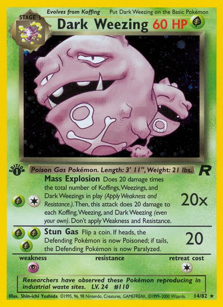 Dark Weezing (14/82) [Team Rocket Unlimited]