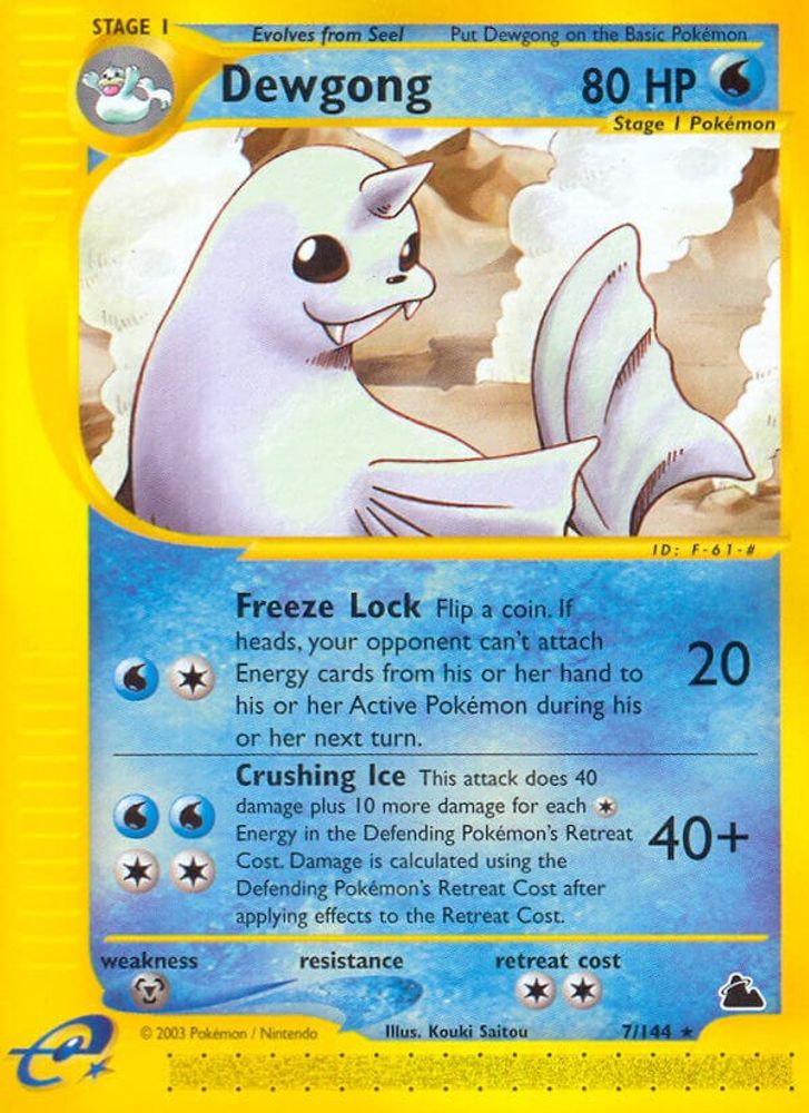 Dewgong (7/144) [Skyridge]