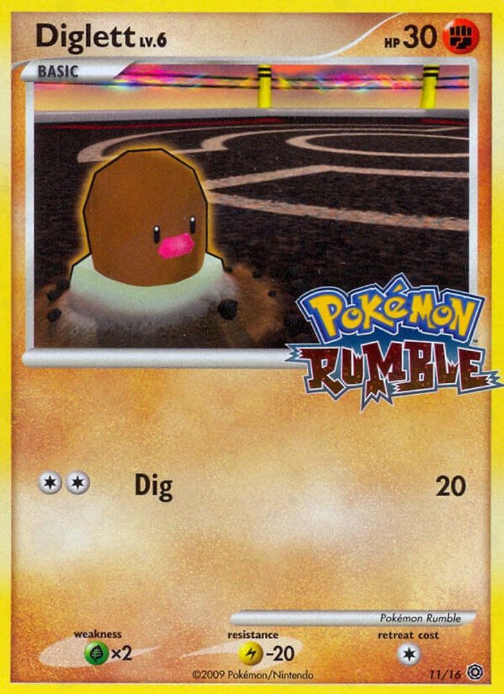 Diglett (11/16) [Pokémon Rumble]
