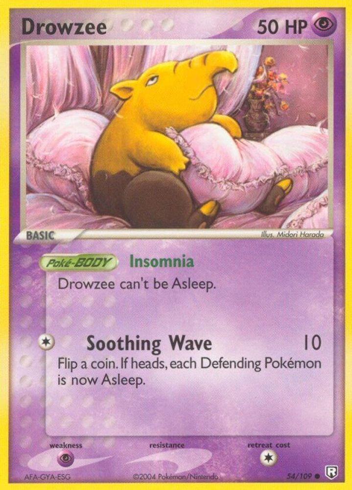 Drowzee (54/109) (Stamped) [EX: Team Rocket Returns]