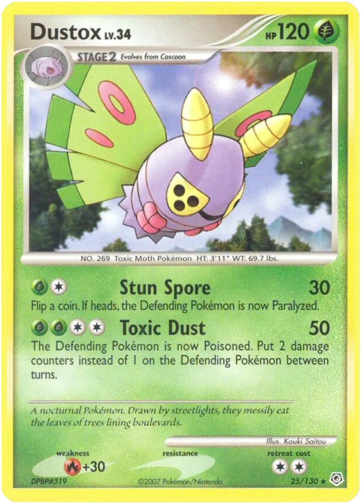 Dustox (25/130) [Diamond & Pearl: Base Set]