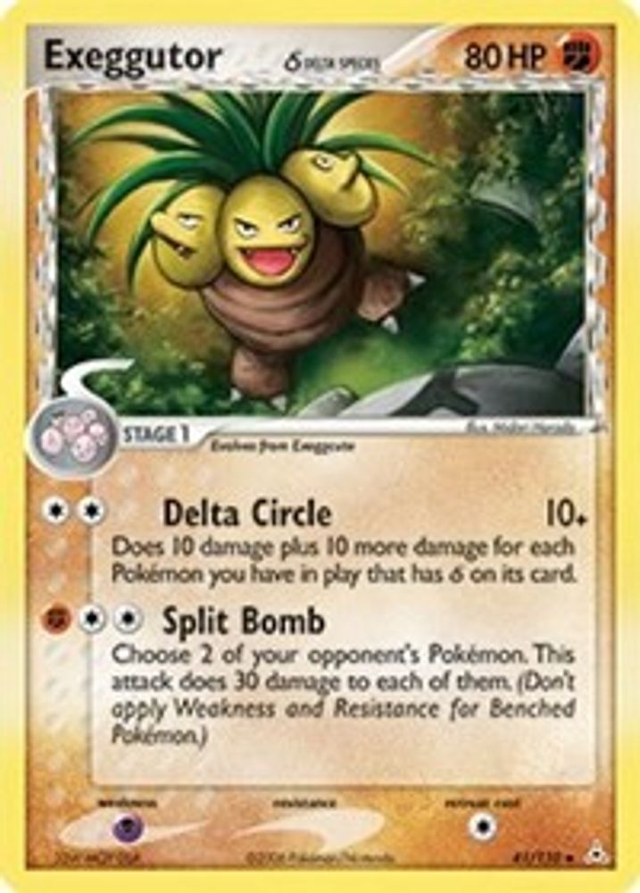 Exeggutor (41/110) (Delta Species) [EX: Holon Phantoms]