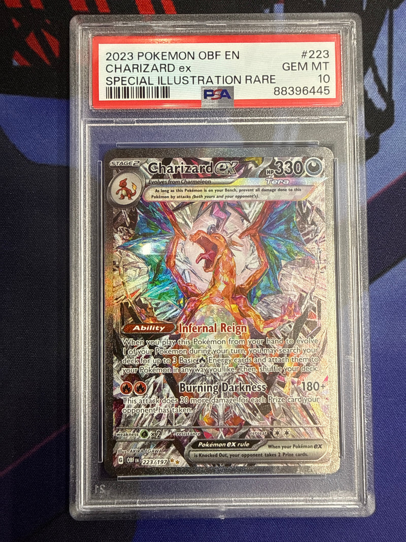 Charizard ex (223/197) [Scarlet & Violet: Obsidian Flames] - Graded