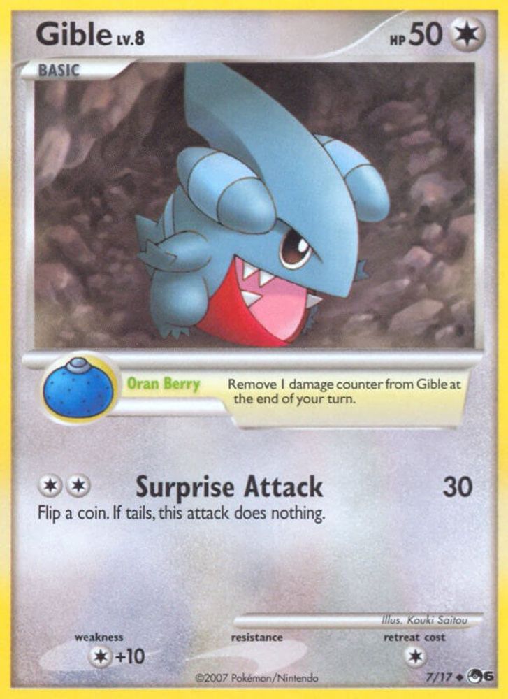 Gible (7/17) [POP Series 6]