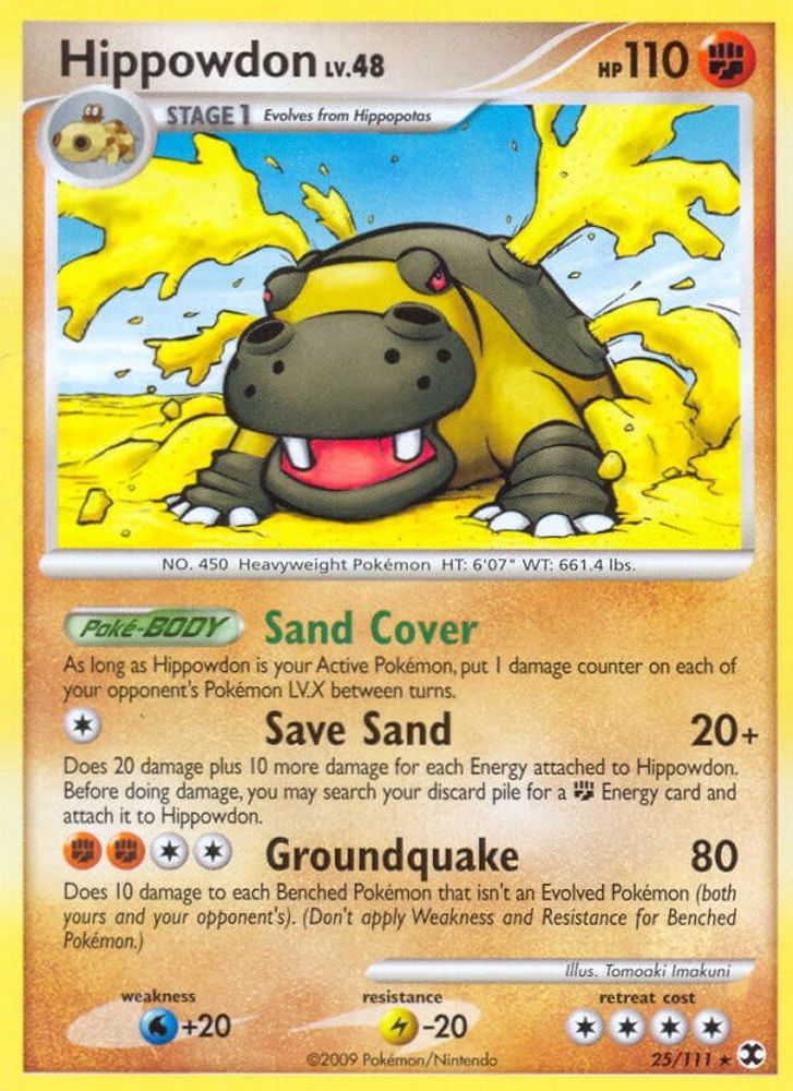 Hippowdon (25/111) [Platinum: Rising Rivals]