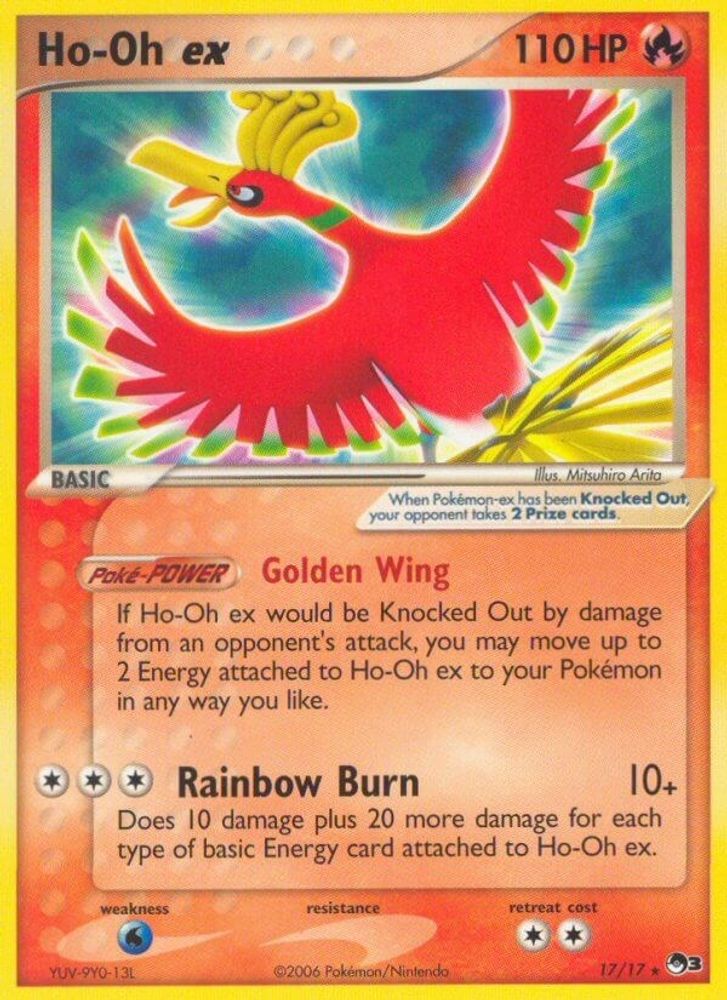 Ho-Oh ex (17/17) (Non-Holo) [POP Series 3]