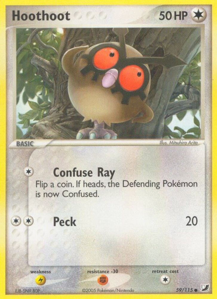 Hoothoot (59/115) (Stamped) [EX: Unseen Forces]