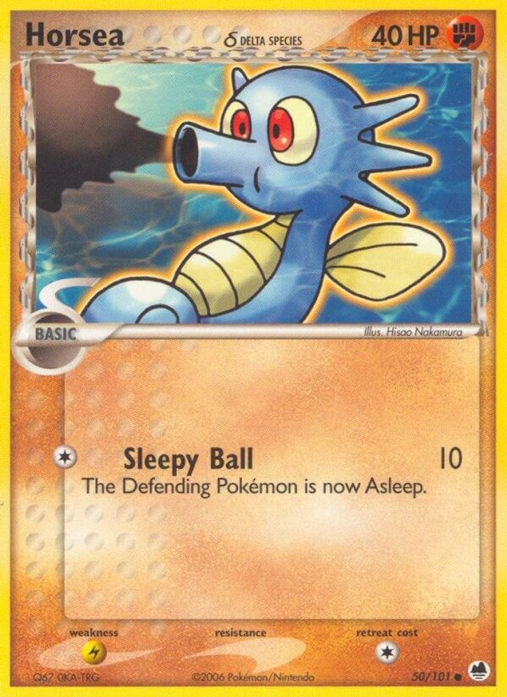Horsea (50/101) (Delta Species) (Stamped) [EX: Dragon Frontiers]