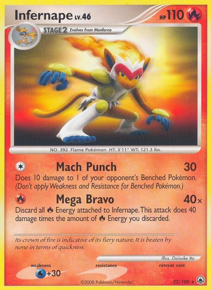 Infernape (22/100) [Diamond & Pearl: Majestic Dawn]