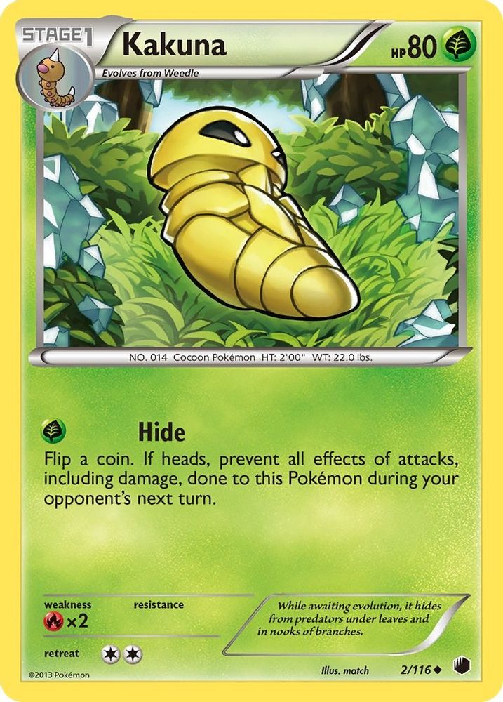 Kakuna (2/116) [Black & White: Plasma Freeze]