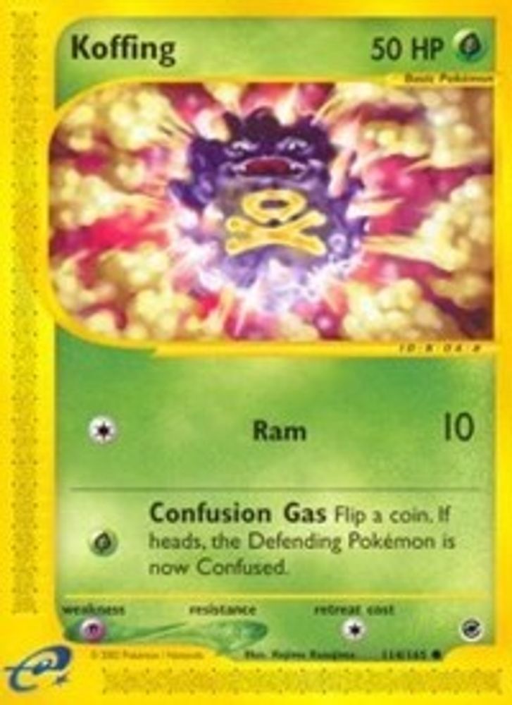 Koffing (114/165) [Expedition: Base Set]