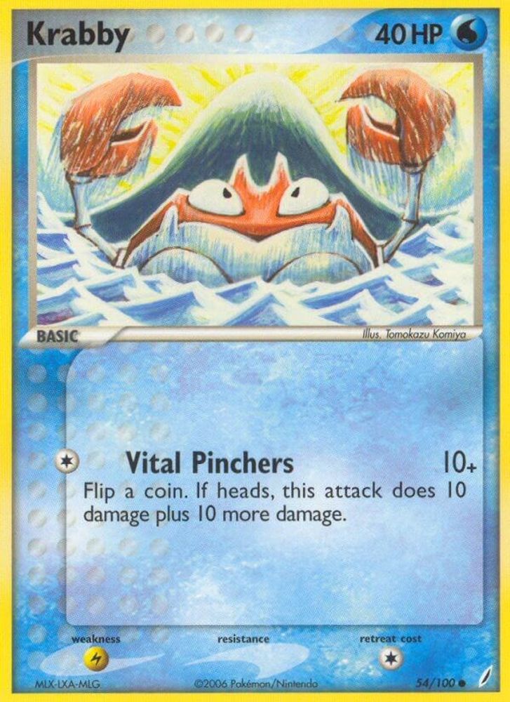 Krabby (54/100) [EX: Crystal Guardians]
