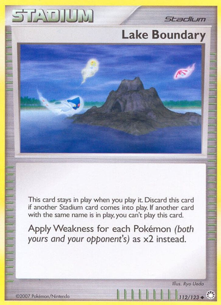 Lake Boundary (112/123) [Diamond & Pearl: Mysterious Treasures]