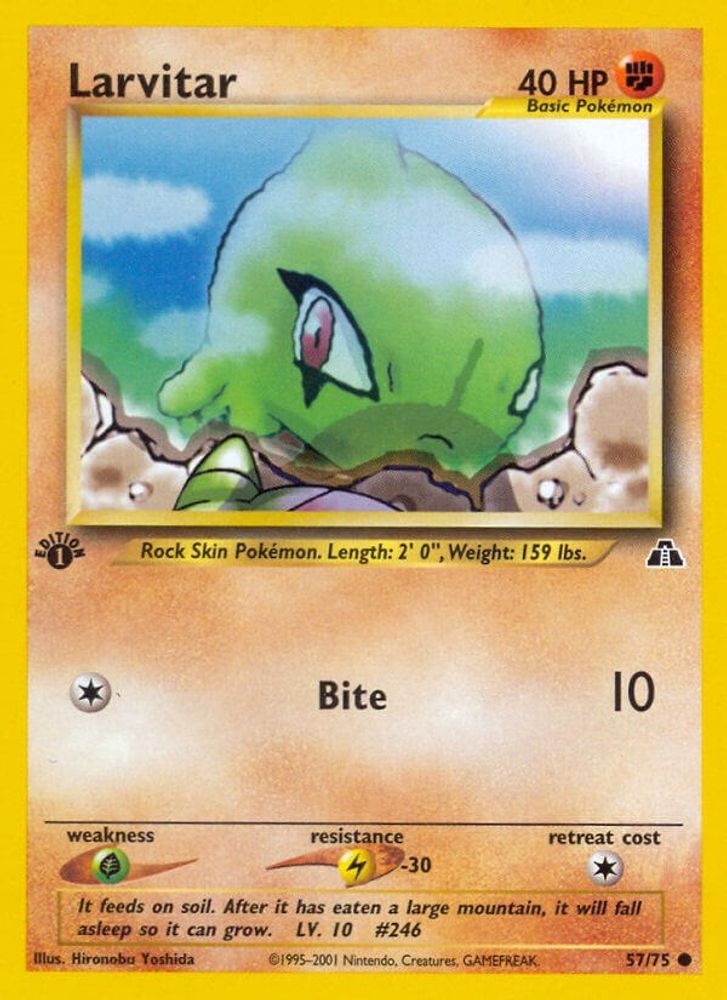 Larvitar (57/75) [Neo Discovery 1st Edition]