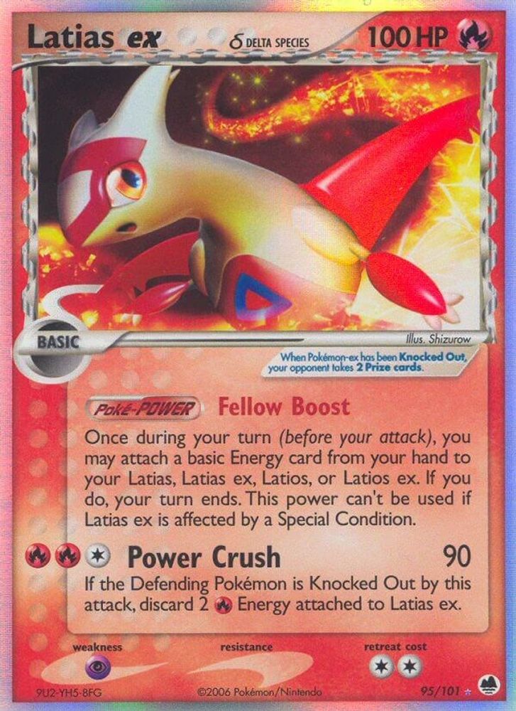 Latias ex (95/101) (Delta Species) [EX: Dragon Frontiers]