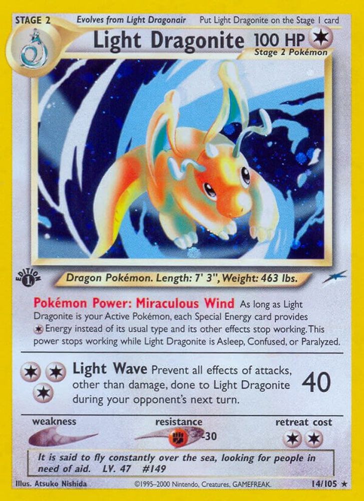 Light Dragonite (14/105) [Neo Destiny 1st Edition]
