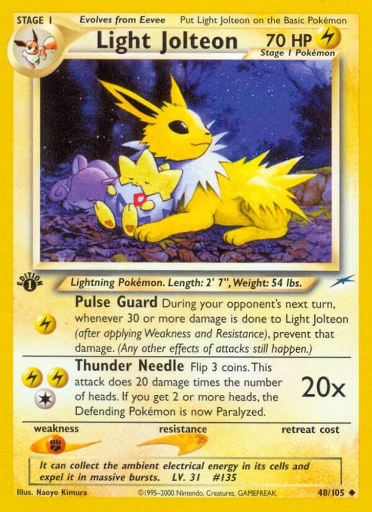 Light Jolteon (48/105) [Neo Destiny 1st Edition]