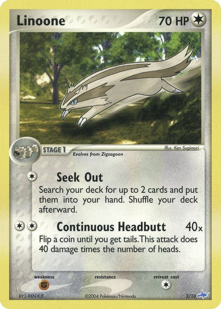Linoone (3/10) [EX: Trainer Kit - Latios]