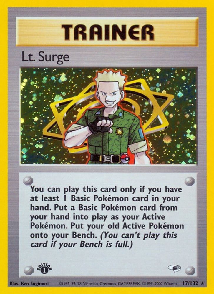 Lt. Surge (17/132) [Gym Heroes Unlimited]