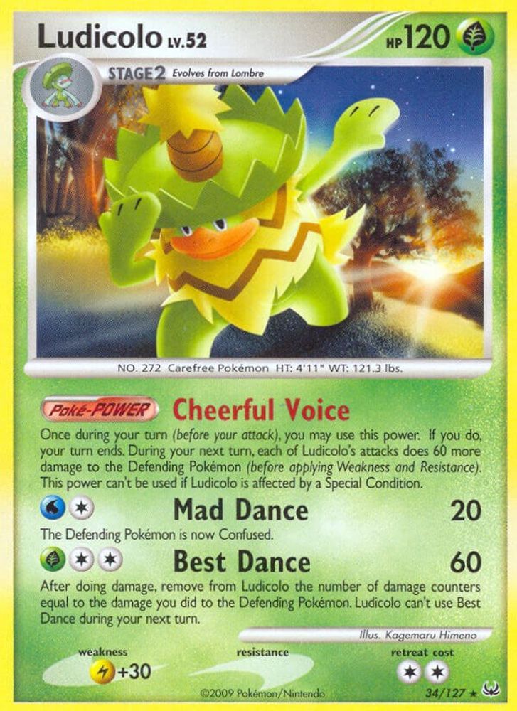 Ludicolo (34/127) [Platinum: Base Set]