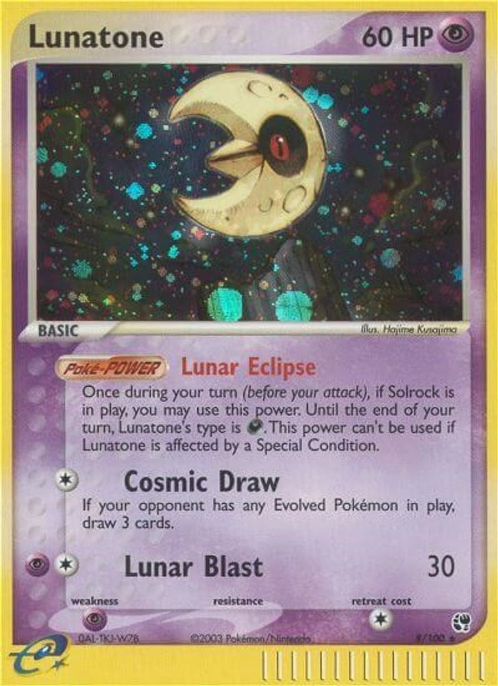 Lunatone (8/100) [EX: Sandstorm]