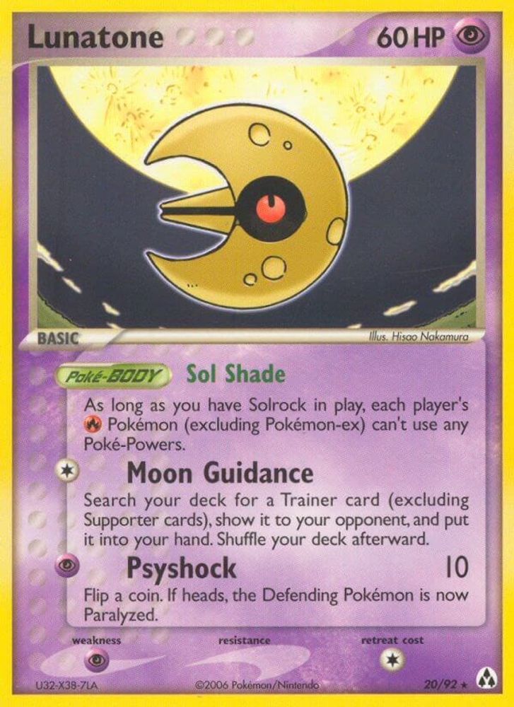 Lunatone (20/92) (Stamped) [EX: Legend Maker]