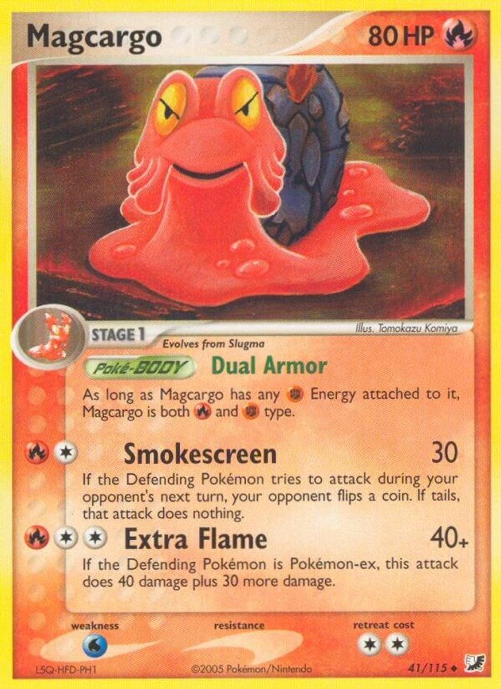 Magcargo (41/115) (Stamped) [EX: Unseen Forces]