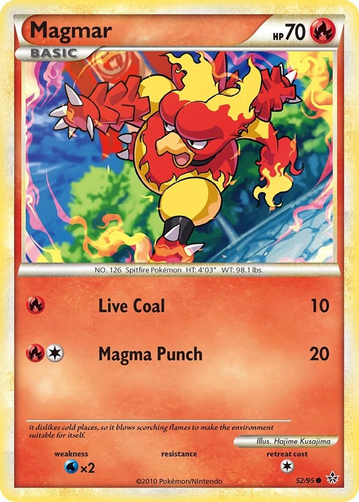 Magmar (52/95) [HeartGold & SoulSilver: Unleashed]