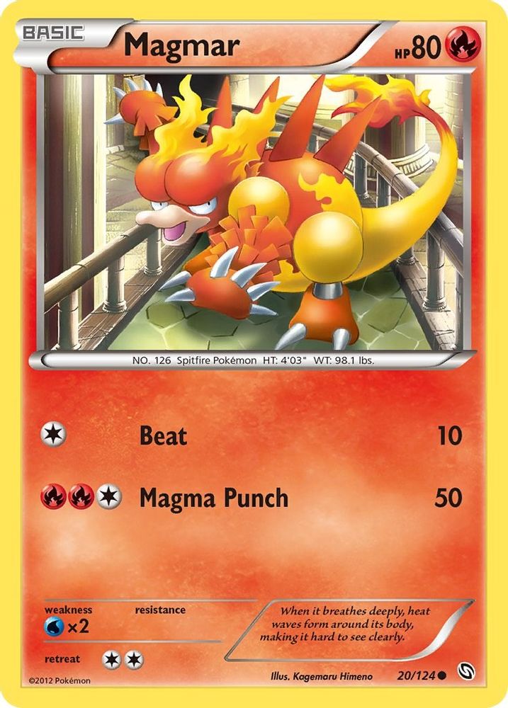 Magmar (20/124) [Black & White: Dragons Exalted]