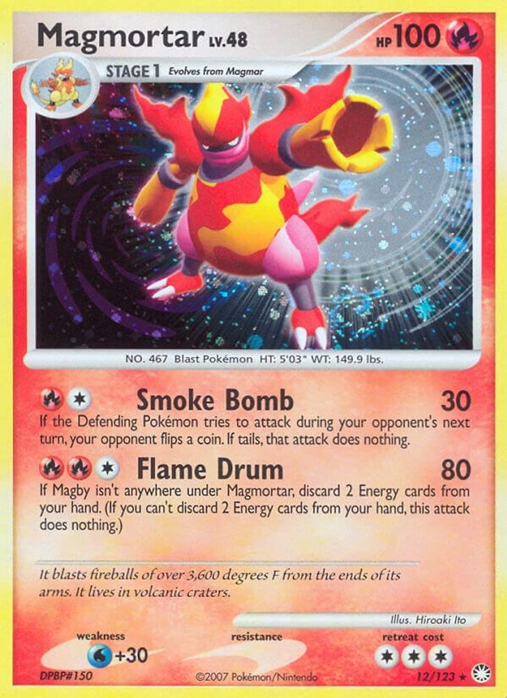 Magmortar (12/123) [Diamond & Pearl: Mysterious Treasures]