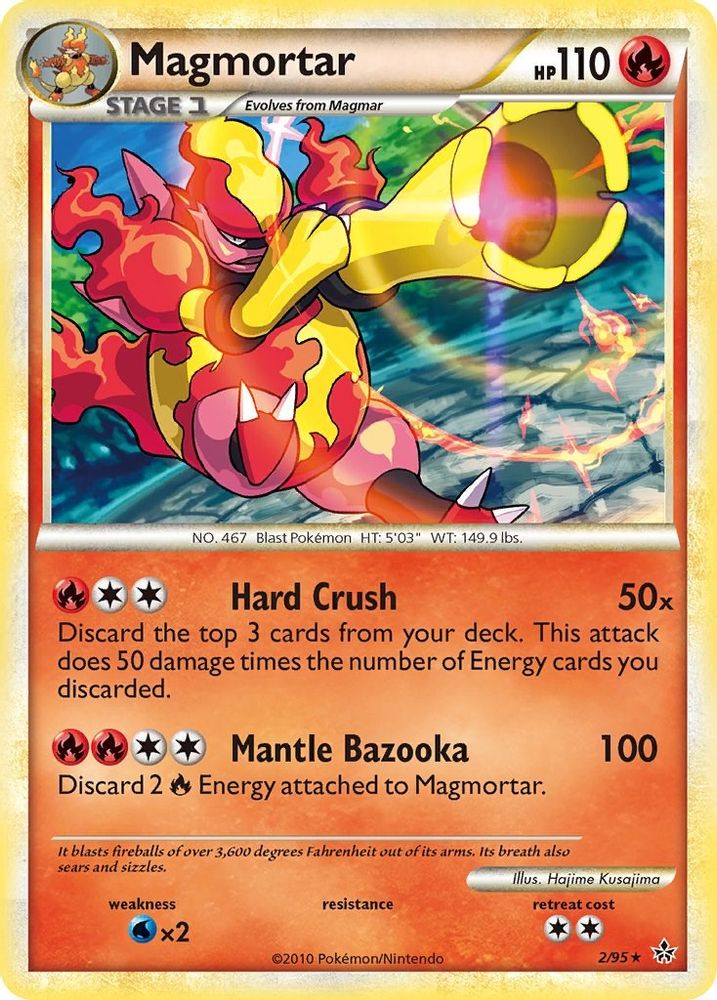 Magmortar (2/95) [HeartGold & SoulSilver: Unleashed]