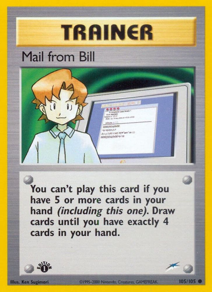 Mail from Bill (105/105) [Neo Destiny 1st Edition]