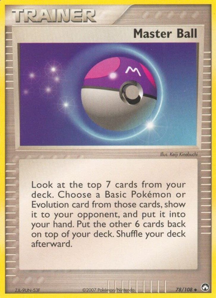 Master Ball (78/108) [EX: Power Keepers]