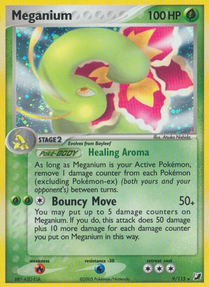 Meganium (9/115) (Stamped) [EX: Unseen Forces]