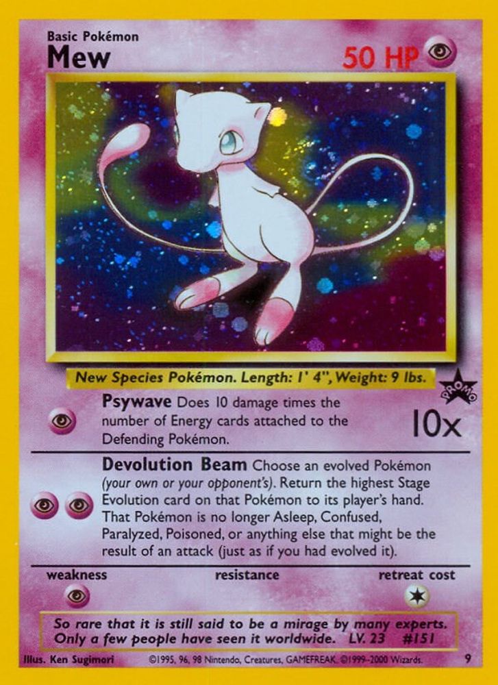 Mew (9) [Wizards of the Coast: Black Star Promos]