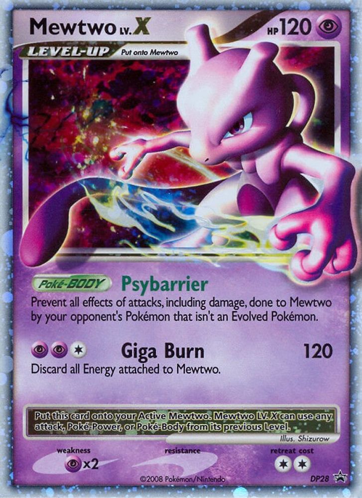 Mewtwo LV.X (DP28) [Diamond & Pearl: Black Star Promos]