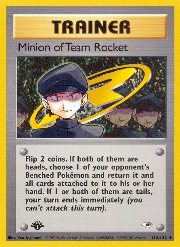 Minion of Team Rocket (113/132) [Gym Heroes 1st Edition]