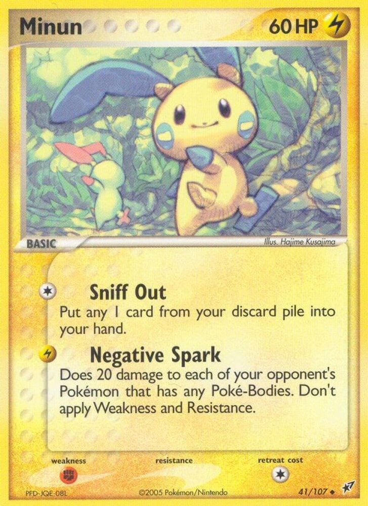Minun (41/107) (Stamped) [EX: Deoxys]