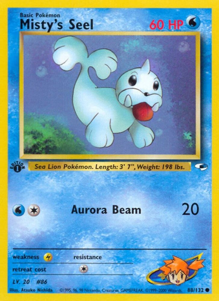 Misty's Seel (88/132) [Gym Heroes 1st Edition]