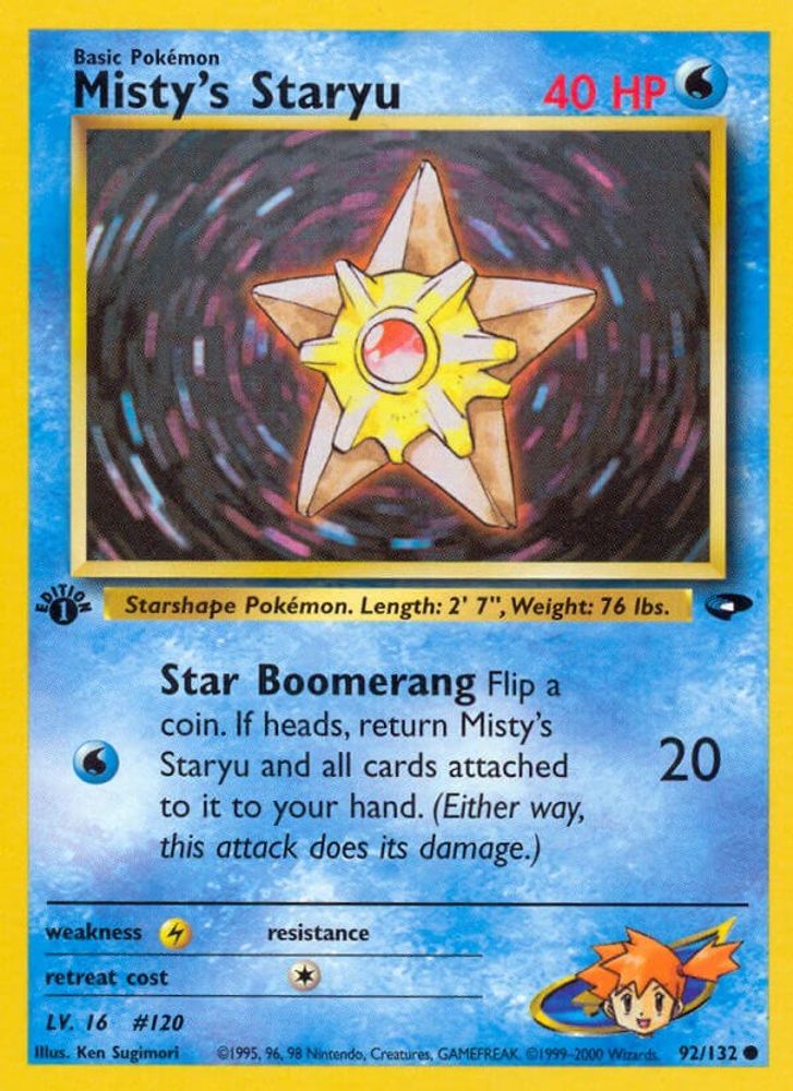 Misty's Staryu (92/132) [Gym Challenge 1st Edition]