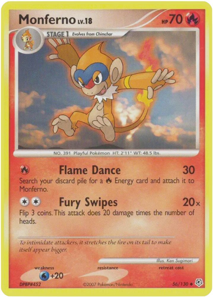 Monferno (56/130) [Diamond & Pearl: Base Set]