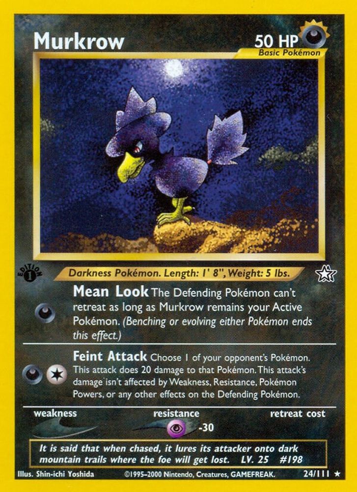 Murkrow (24/111) [Neo Genesis 1st Edition]