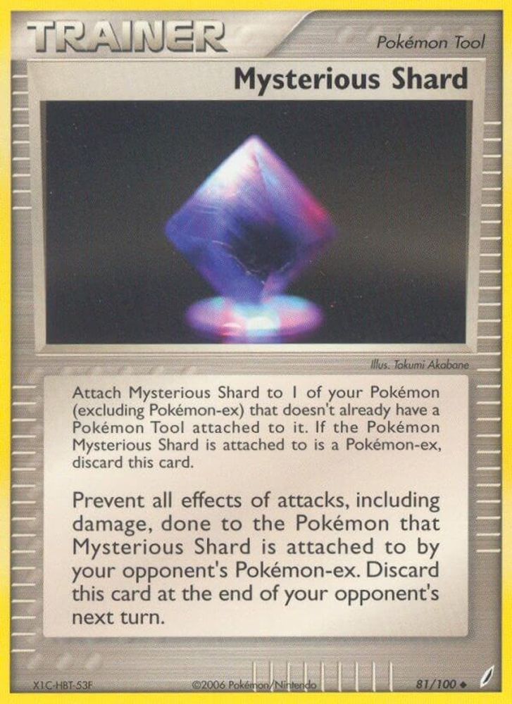 Mysterious Shard (81/100) (Stamped) [EX: Crystal Guardians]
