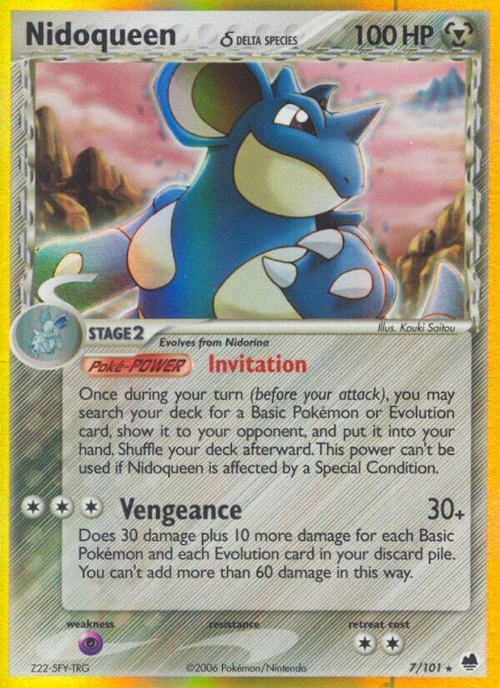 Nidoqueen (7/101) (Delta Species) [EX: Dragon Frontiers]