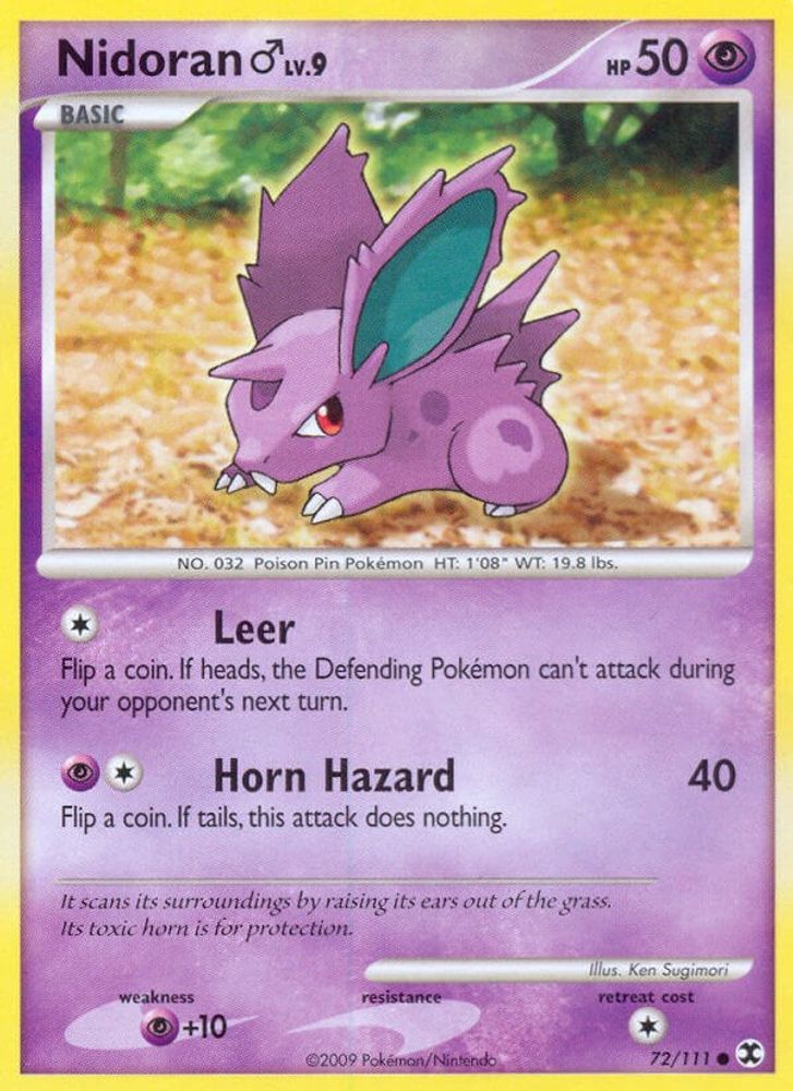 Nidoran (72/111) (Male) [Platinum: Rising Rivals]
