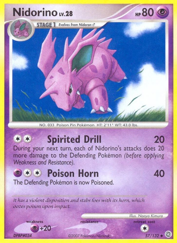 Nidorino (57/132) [Diamond & Pearl: Secret Wonders]
