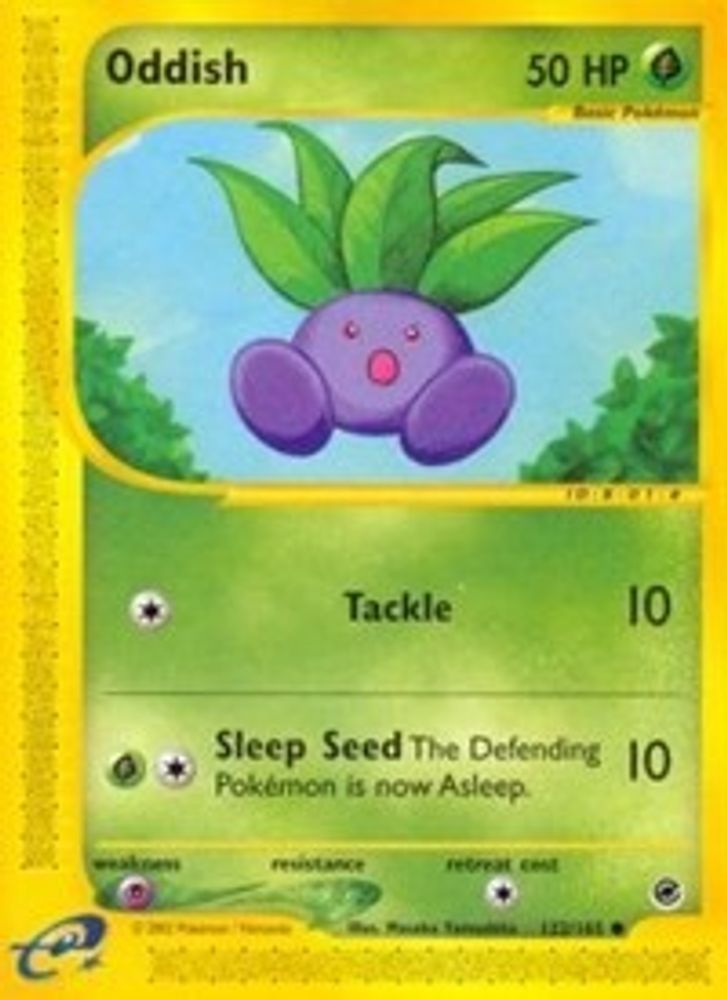 Oddish (122/165) [Expedition: Base Set]