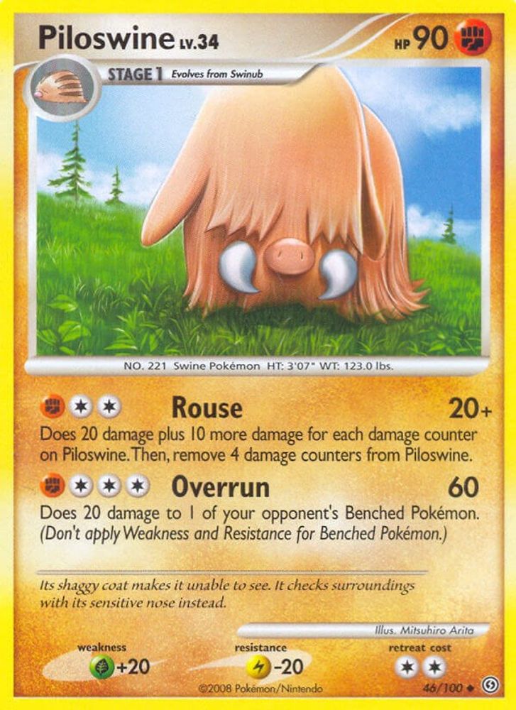 Piloswine (46/100) [Diamond & Pearl: Stormfront]
