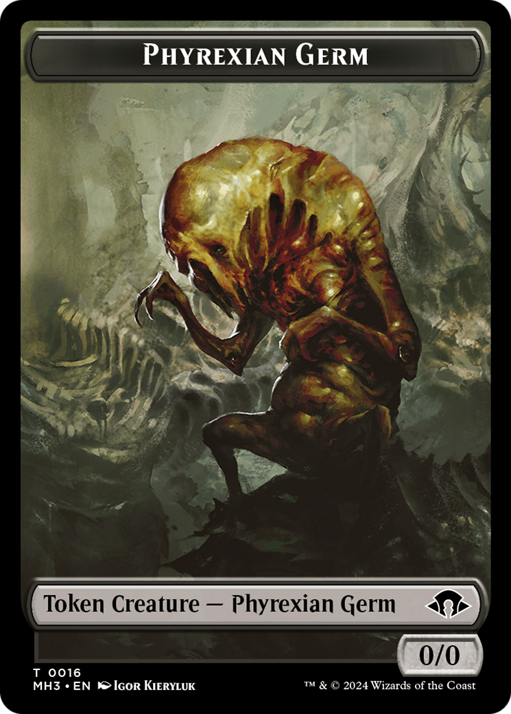 Phyrexian Germ // Energy Reserve Double-Sided Token [Modern Horizons 3 Tokens]